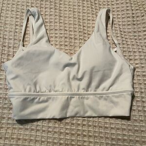 Buffbunny monarch sports bra size medium color white